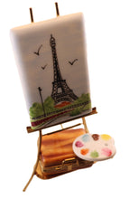 Load image into Gallery viewer, SKU# 17021 - Parisian artist easel with Eiffel Tower.