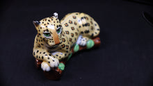 Load image into Gallery viewer, SKU# 3282 - Lynn Chase Leopard Knife Holder (boxed set of 2)