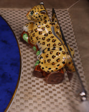 Load image into Gallery viewer, SKU# 3282 - Lynn Chase Leopard Knife Holder (boxed set of 2)