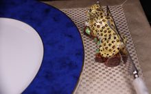 Load image into Gallery viewer, SKU# 3282 - Lynn Chase Leopard Knife Holder (boxed set of 2)