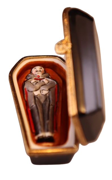 HALOWEEN: Genuine Limoges Box from Artoria-Limoges:Coffin