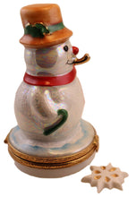 Cargar imagen en el visor de la galería, SKU# 3652 - Muñeco de nieve con tubo dorado