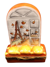 Load image into Gallery viewer, SKU# 3702 - Autumn Window with view of the Eiffel Tower in Paris
