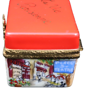 SKU# 3704B - Post Cards of Parisian Life - Decorated Box