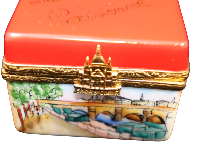 SKU# 3704B - Post Cards of Parisian Life - Decorated Box