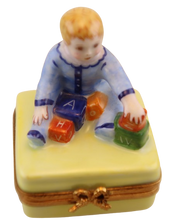 Load image into Gallery viewer, SKU# 6429 - Baby Boy with Blocks