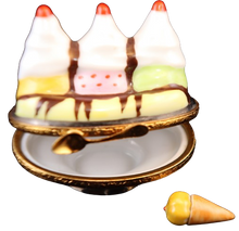 Load image into Gallery viewer, SKU# 7722B - Chocolate Banana Split & Ice Cream cone.