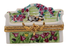 Load image into Gallery viewer, SKU# 7019 - Lutyens Bench With Cat