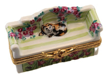 Load image into Gallery viewer, SKU# 7019 - Lutyens Bench With Cat