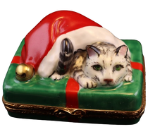 Cargar imagen en el visor de la galería, SKU# 7124 - Gato de Papá Noel