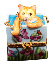 Cargar imagen en el visor de la galería, SKU# 7180B - Bolsa de compras Kitty In Blue