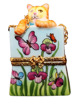 Cargar imagen en el visor de la galería, SKU# 7180B - Bolsa de compras Kitty In Blue