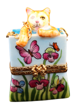 Cargar imagen en el visor de la galería, SKU# 7180B - Bolsa de compras Kitty In Blue