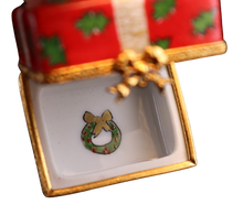 Load image into Gallery viewer, SKU# 7246 - Christmas Present Red and Gold