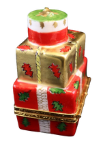 Load image into Gallery viewer, SKU# 7246 - Christmas Present Red and Gold