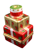 Load image into Gallery viewer, SKU# 7246 - Christmas Present Red and Gold