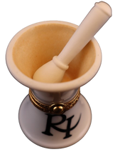 Cargar imagen en el visor de la galería, SKU# 7337 - Mortero y maja para farmacéutico