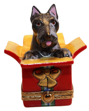 Load image into Gallery viewer, SKU# 7490 - Scottie In Present Box