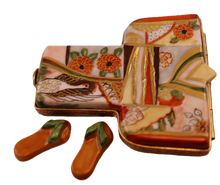 Load image into Gallery viewer, SKU# 7495 - Kimono Gold and Orange