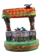 Cargar imagen en el visor de la galería, SKU# 7537 - Pozo de los deseos con pájaros azules