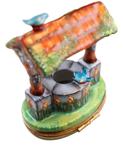 Cargar imagen en el visor de la galería, SKU# 7537 - Pozo de los deseos con pájaros azules