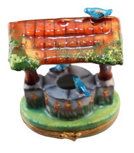 Cargar imagen en el visor de la galería, SKU# 7537 - Pozo de los deseos con pájaros azules