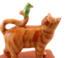 Load image into Gallery viewer, SKU# 7615 - Orange Cat With Green Bird