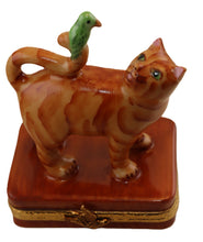 Load image into Gallery viewer, SKU# 7615 - Orange Cat With Green Bird