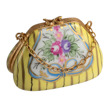 Lade das Bild in den Galerie-Viewer, SKU# 7686 - Geldbörse mit Kette: Recamier Jaune-