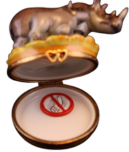 Cargar imagen en el visor de la galería, SKU# 7814 - Rinoceronte negro con cría