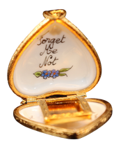 Cargar imagen en el visor de la galería, SKU# 8939 - Collar colgante - Corazón: No me olvides -