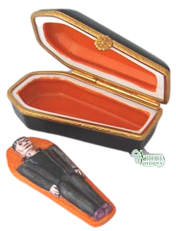 HALOWEEN: Genuine Limoges Box from Artoria-Limoges:Coffin