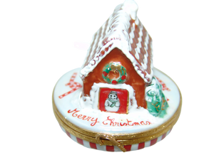 SKU# 3645 - Gingerbread House/candycanes
