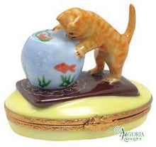 Cargar imagen en el visor de la galería, SKU# 6029 - Gatito con pecera