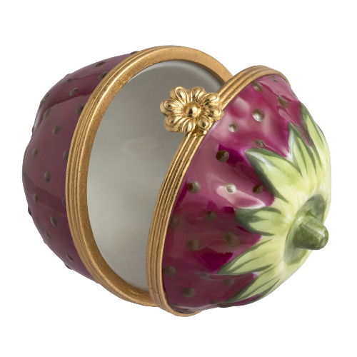 FOOD: Genuine Limoges Box from Artoria-Limoges: Strawberry – www
