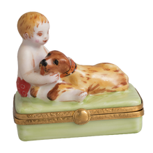 Load image into Gallery viewer, SKU# 6427 - Baby Hugging Puppy - (RETIRED)
