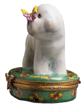 Load image into Gallery viewer, SKU# 7134 - Bichon Frise Green Base