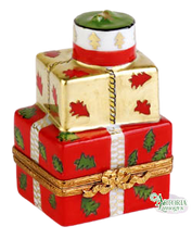Load image into Gallery viewer, SKU# 7246 - Christmas Present Red and Gold