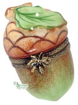 GARDEN: Genuine Limoges Box: Acorn – www.limoges.com