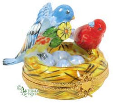 Cargar imagen en el visor de la galería, SKU# 7453 - Dos pájaros en el nido