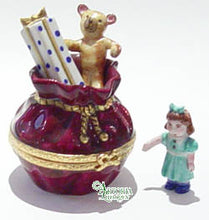 Load image into Gallery viewer, SKU# 7494 - Santa's Bag of Toys Burgundy - Maroon.