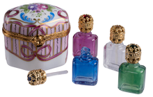Load image into Gallery viewer, SKU# 7648 - Odd Shape With 4 Perfume Bottles