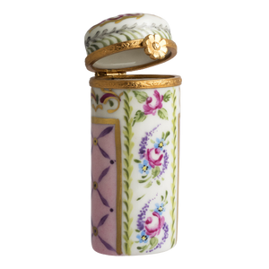 SKU# 7664 - Tall Cylinder:Malmaison Rose