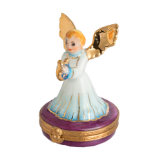 Cargar imagen en el visor de la galería, SKU# 7734 - Ángel dorado con arpa