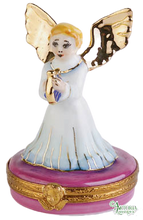 Cargar imagen en el visor de la galería, SKU# 7734 - Ángel dorado con arpa