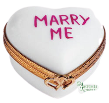 Load image into Gallery viewer, SKU# 7792 - Heart *Marry Me* White
