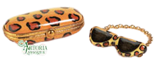Load image into Gallery viewer, SKU# 7795 - Sunglasses In Case Leopard