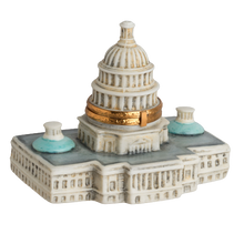Load image into Gallery viewer, SKU# 7799 - A Limoges rendering of the Capitol Building in Washington