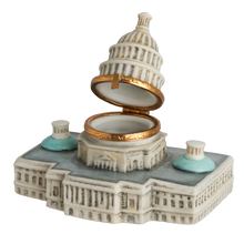 Load image into Gallery viewer, SKU# 7799 - A Limoges rendering of the Capitol Building in Washington