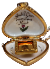 Lade das Bild in den Galerie-Viewer, SKU# 8943 - Halskette mit Anhänger - Herz: Tulpe -